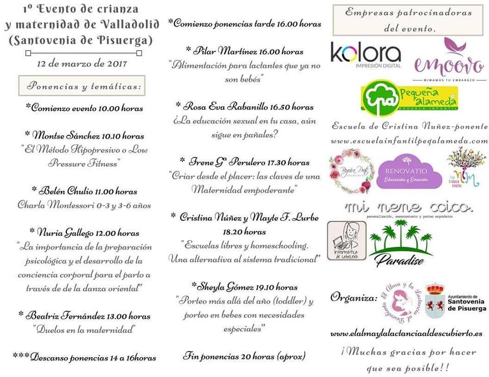 evento crianza y maternidad valladolid